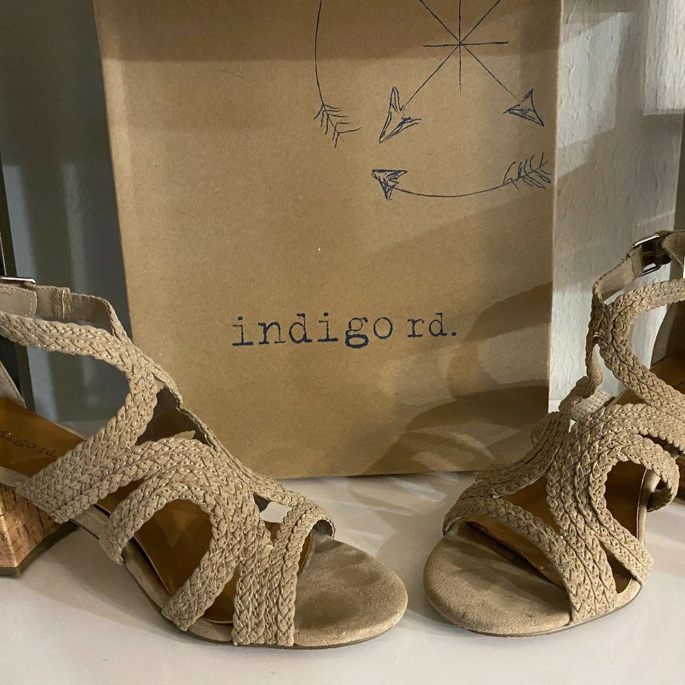 INDIGO RD, Sandal, Cork, Beige, 8M